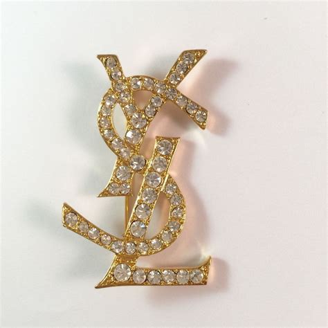 brooch ysl|YSL inspired brooch.